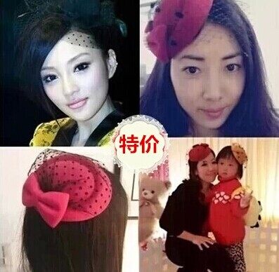 韓版禮帽發夾頭飾 帽子發卡發飾小禮帽面紗發箍女 蕾絲蝴蝶結發夾在類目 飾品/流行首飾/時尚飾品新, 髮飾中 - 來自Buy2taobao.com提供專業的淘寶代購服務