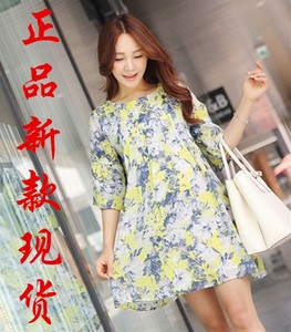 2021大码女装新款 亲肤 春夏 时尚大方连衣裙