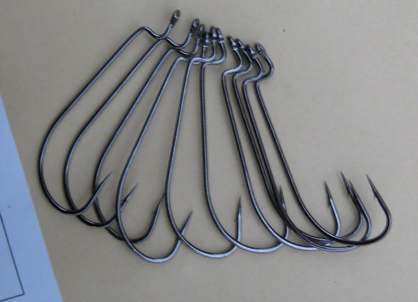 路亚鱼钩 曲柄钩 铅头钩 海钓钩 假饵 (3/0 1/0)单只价格