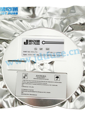 SMAJ75A TVS瞬态抑制二极管贴片单向二极管台湾集电通JDT二极管