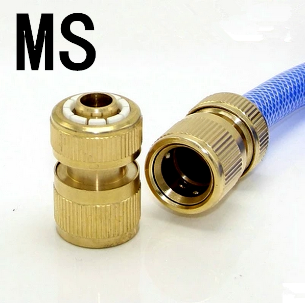 全铜4分 通水接头洗车枪快速接头水管接头软管浇花 纯铜万能接头