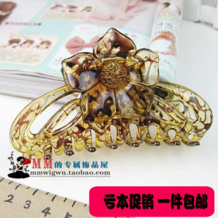 Three dimensional resin, big crab pin, hairgrip, hair accessory, South Korea, flowered