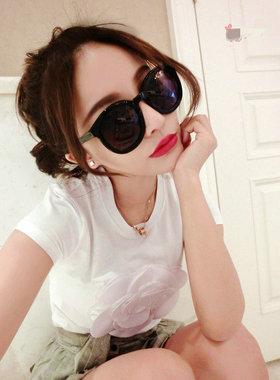 墨镜刘涛情侣椭圆形脸时尚太阳镜