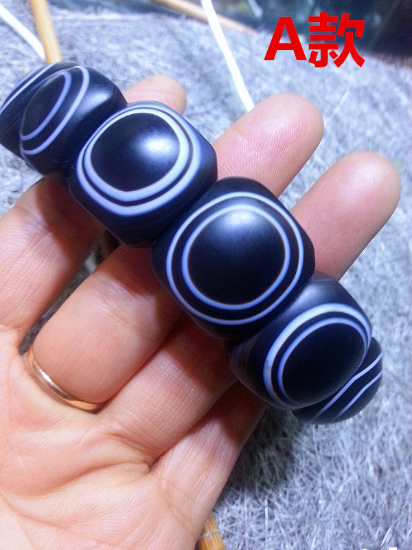 天珠一线二线药师珠天眼石手链  男士尊享