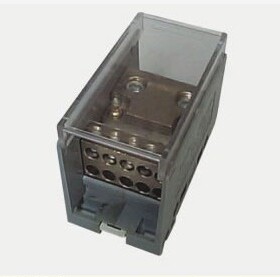 海燕2进10出导轨式接线端子FJ6/JTS2-2x95/10x10二进十出分线端子