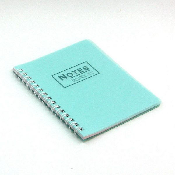 A5线圈本632590页中笔记本记事本硬面螺旋商务抄红色馒头头家