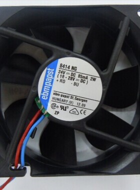 全新原装ebm papst变频器风机8414NG散热风扇24V 2W