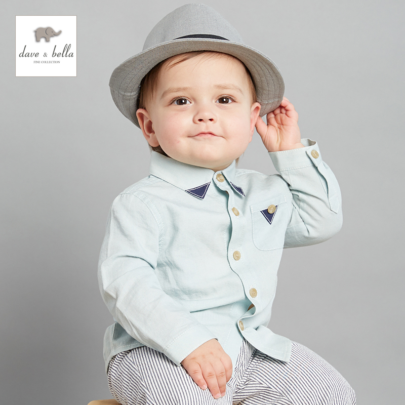 Chemise enfant DAVEBELLA à manche longue - Ref 2084265 Image 1