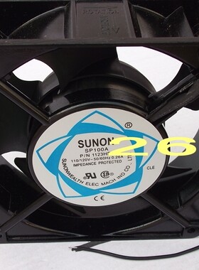 建准SUNON DP100A-1123HBL 12038双滚珠轴承风扇 12cm 110V