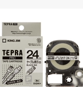 锦宫标签机SR230C SR530C打印色带24mm覆膜不干胶纸标签纸.SS24KW