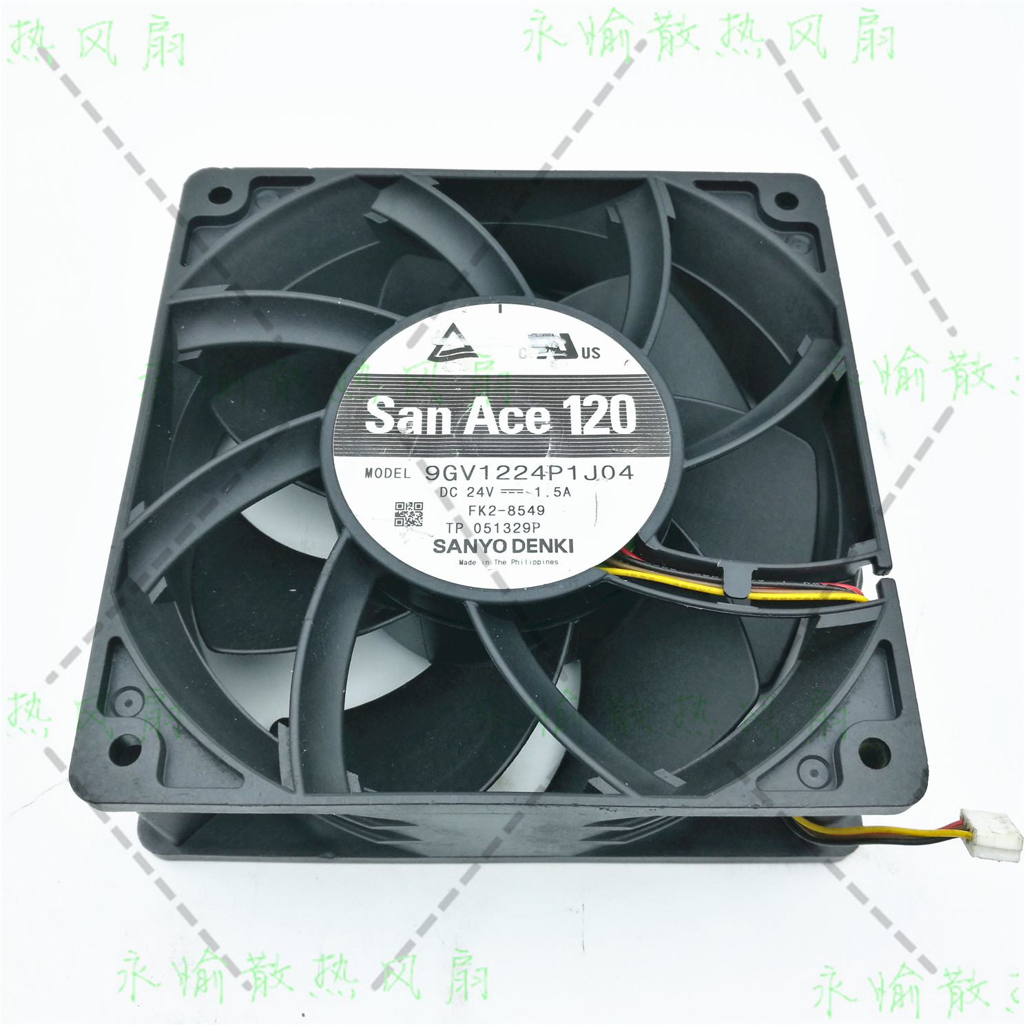 原装三洋 9GV1224P1J04 24V 1.5A 12038 变频器 4线加压散热风扇