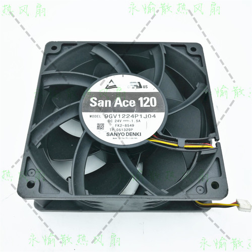 原装三洋 9GV1224P1J04 24V 1.5A 12038 变频器 4线加压散热风扇