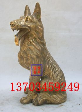 风水看门狗守财家居客厅工艺品