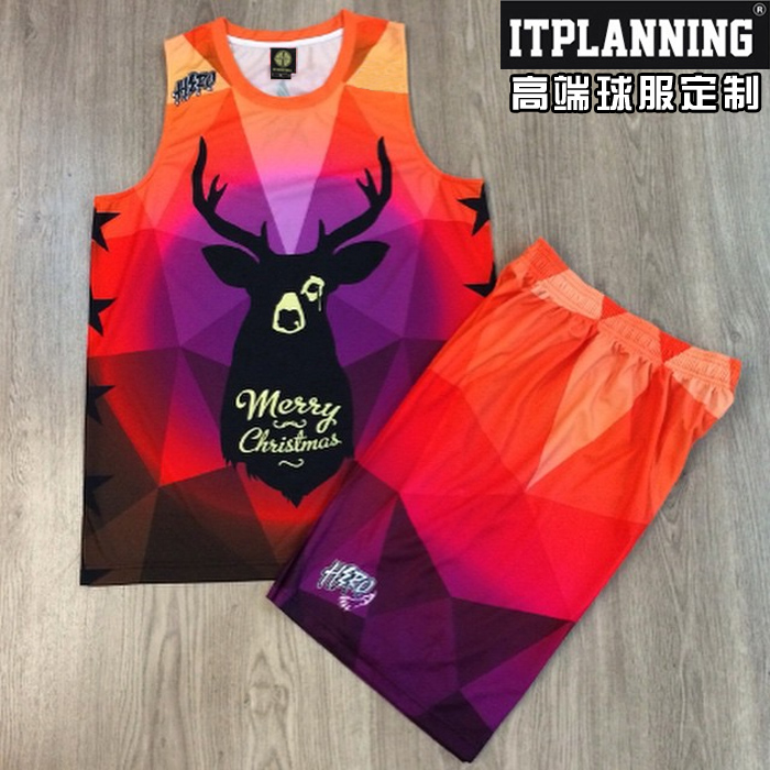 高端定制篮球服套装湘北队服男女灌篮高手热升华篮球衣个性化订做