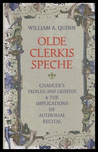 【预售】Olde Clerkis Speche: Chaucer's Troilus