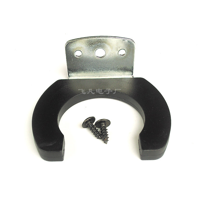 厂家直销KTV有线/无线通用挂钩话筒挂架麦克风墙壁挂移动音箱支架