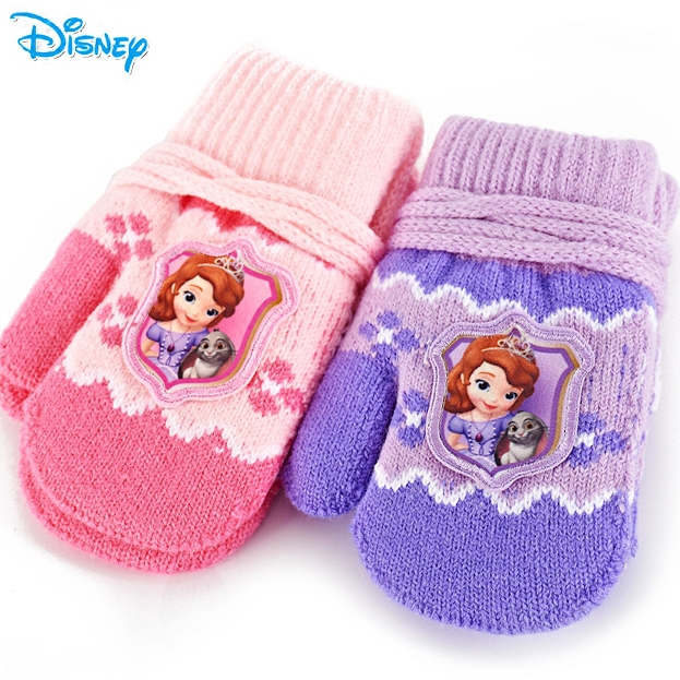 Gants pour fille DISNEY en acrylique - Ref 2150281 Image 4