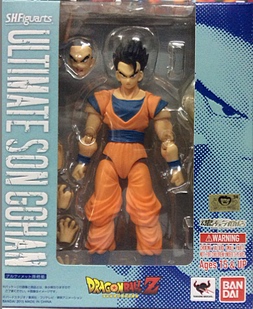 SHF 七龙珠 魂限定 究极孙悟饭 武道会 黑发 日版金猫贴带运输盒