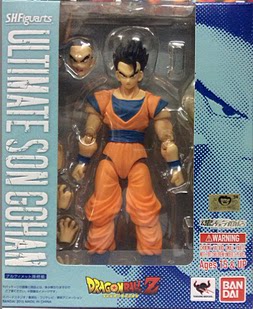 SHF 七龙珠 魂限定 究极孙悟饭 武道会 黑发 日版金猫贴带运输盒