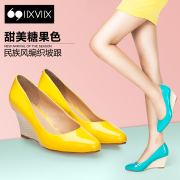 IIXVIIX new shallow shoes candy high heel wedges women shoe SN41115501