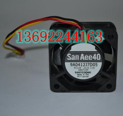 山洋SAN 9A0412J7D05 4015 12V 0.11A 4cm厘米散热风扇40*40*15