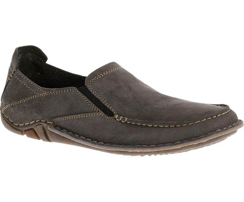 hush puppies/暇步士男单鞋牛巴戈套脚包邮正品hm01174-021