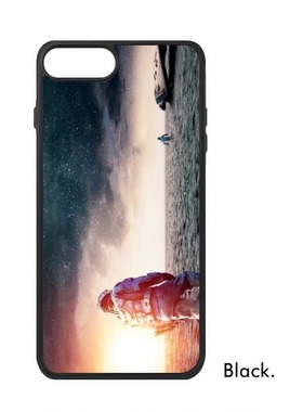 适用于iPhone在湖中奔向宇宙飞船Xr手机壳max保护套678plus硅胶11