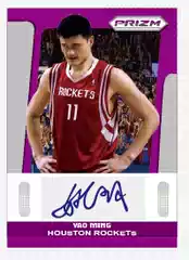 2014 Nba Yao Ming Autographed Star Card