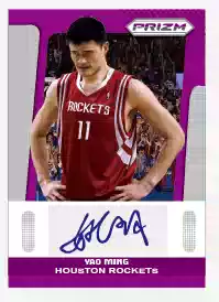2014 Nba Yao Ming Autographed Star Card