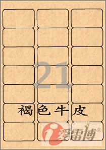 A4不干胶标签纸/标签用纸/爱雷博牛皮纸标签CL237KR-100张