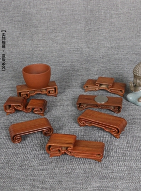 红木印章玉石佛像小书卷几工艺品