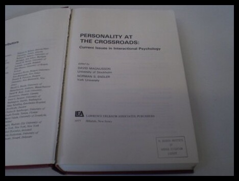 【预售】Personality at the Crossroads