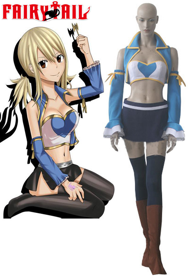 妖精的尾巴露西 哈特菲利亚七年后动漫cosplay女装
