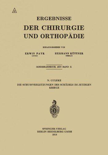 【预订】Die Schussverletzungen Des Schadels ...