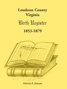 County 1879 Loudoun Register 1853 Birth 预售 Virginia