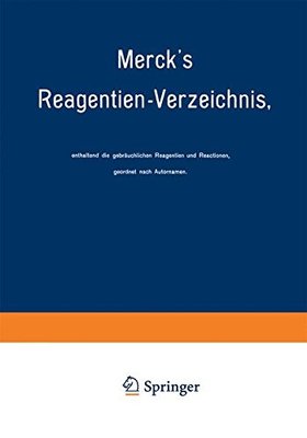 【预订】Merck's Reagentien-Verzeichnis, Enth...