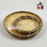Редактирование Dustpan Rice Siee Bamboo Flat Basket Mini -Flat Blue Round Bamboo) вино табличка ...