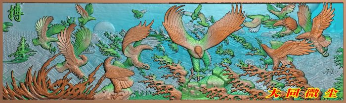 浮雕图 精雕图 灰度图 JDP文件 扫描图 博老鹰
