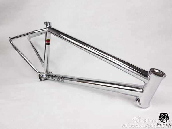 柱男单车 FIXED GEAR 2015 pagan死飞动作街式车架  架高330mm