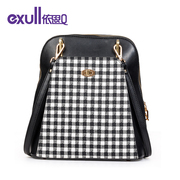 Exull/exull Q2015 new winter fashion casual Plaid backpack bag for 15343260