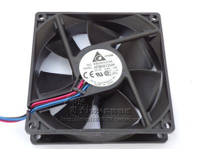 原装台达 9025 9cm机箱电源大风量风扇12V 0.6A AFB0912VH 双滚珠