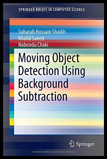 【预售】Moving Object Detection Using Backgrou