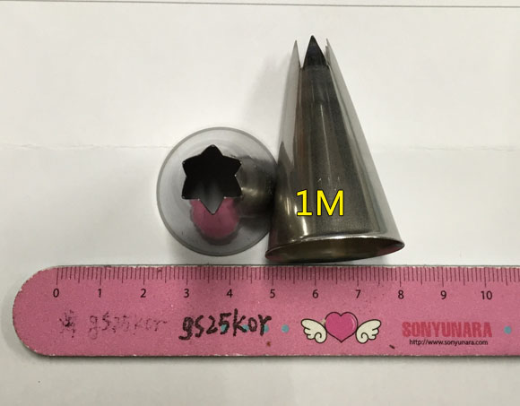 韩国1m裱花嘴6齿杯子蛋糕