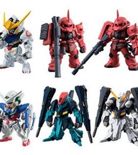 现货万代高达 FW Converge02 巴巴托斯红扎古Exia能天使盒玩食玩