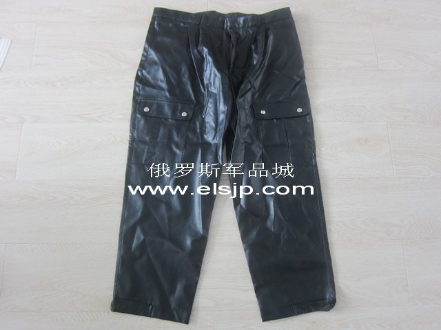 苏联末期俄罗斯早期配发棉裤 人造革 多号