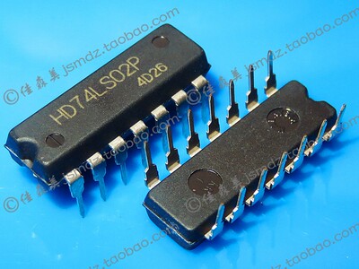 冲钻价 直插 HD74LS02P 全新原装 日立 输入四或非门 DIP-14