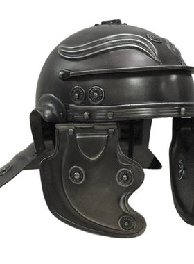 Overview△英国代购   手作复古仿金属罗马角斗士头盔面具