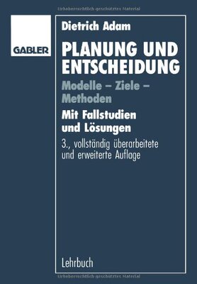 【预售】Planung Und Entscheidung: Modelle - Ziele - Methoden