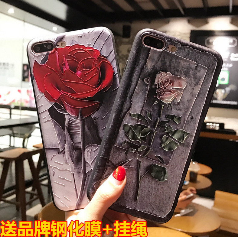 õ¹åiphone7ÊÖ»ú¿Ç¹ÒÉþ8Æ»¹û6SplusÍâÌ׸¡µñ3DÁ¢Ìå¹è½ºÌ×È«°üÅ®³±