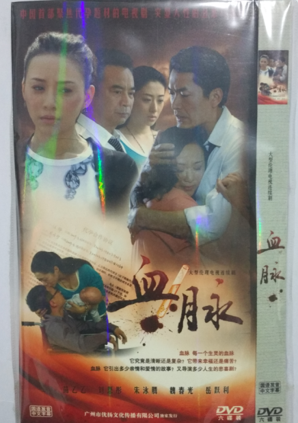 现货包邮大型伦理电视连续剧血脉(6DVD)简装版-封面